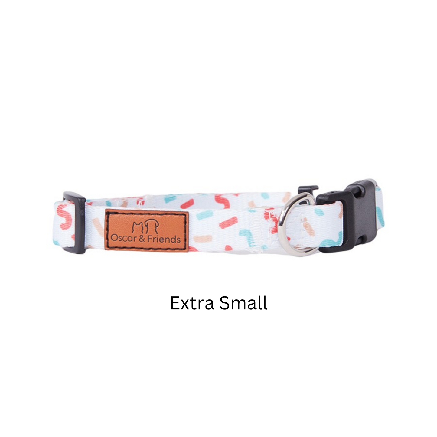 Oscar & Friends Confetti Print Collar Extra Small