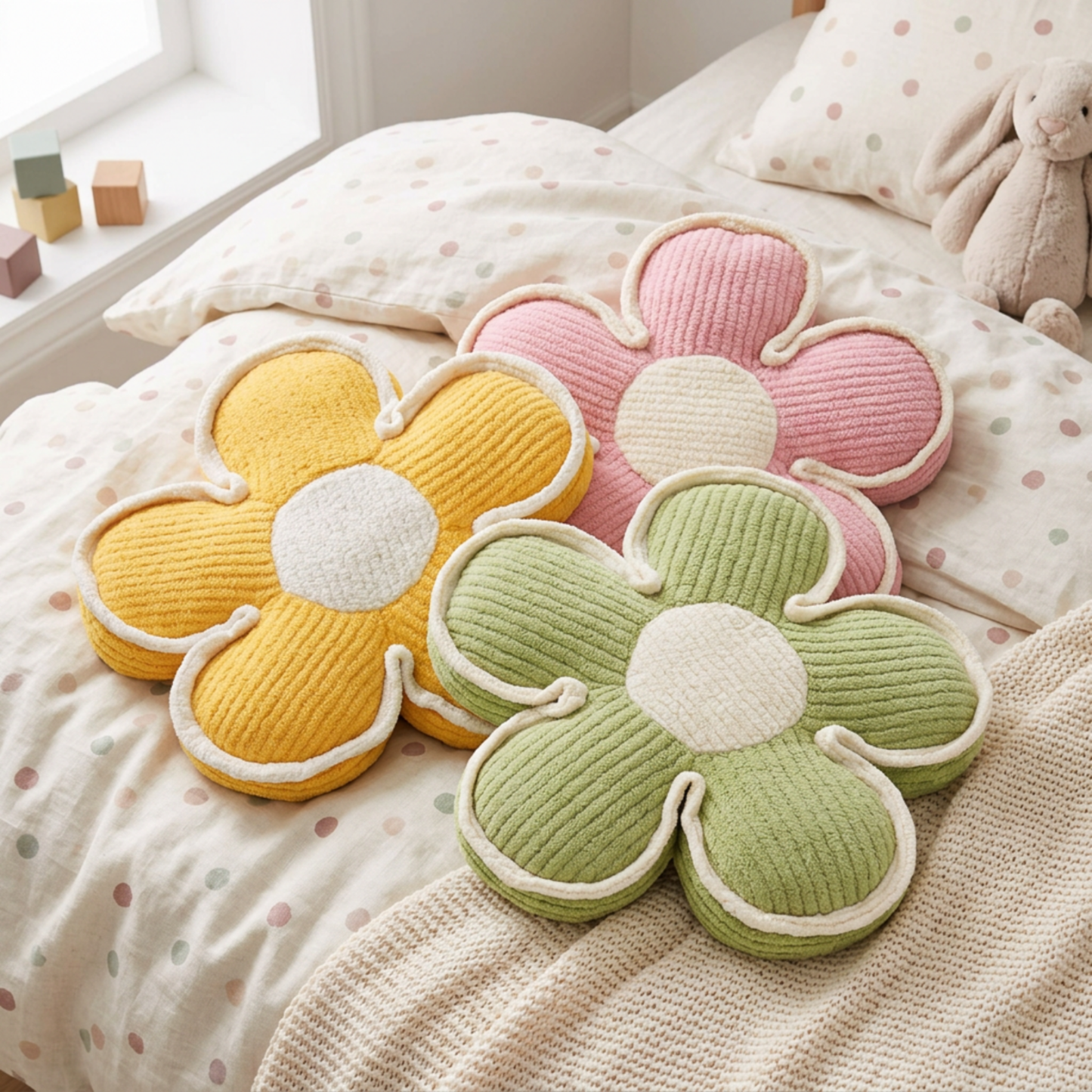 Flower Cushion Pink