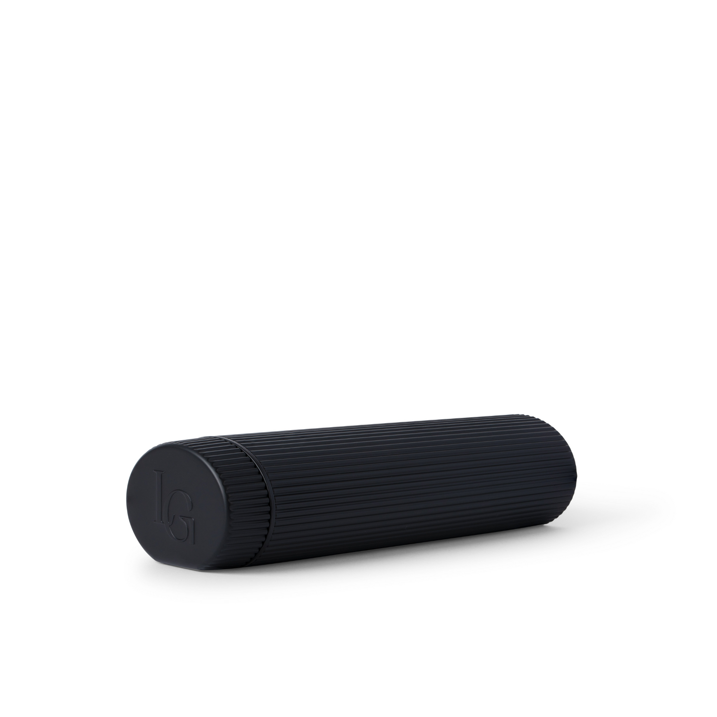 Lucia Gray Stylish Pill Box - Matt Black