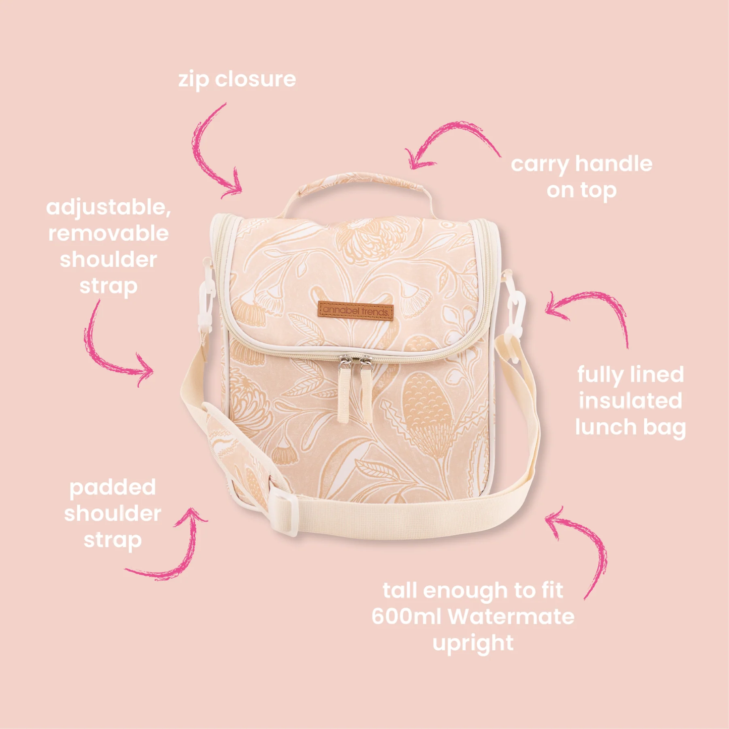 Annabel Trends Trailing Natives Picnic Lunch Bag