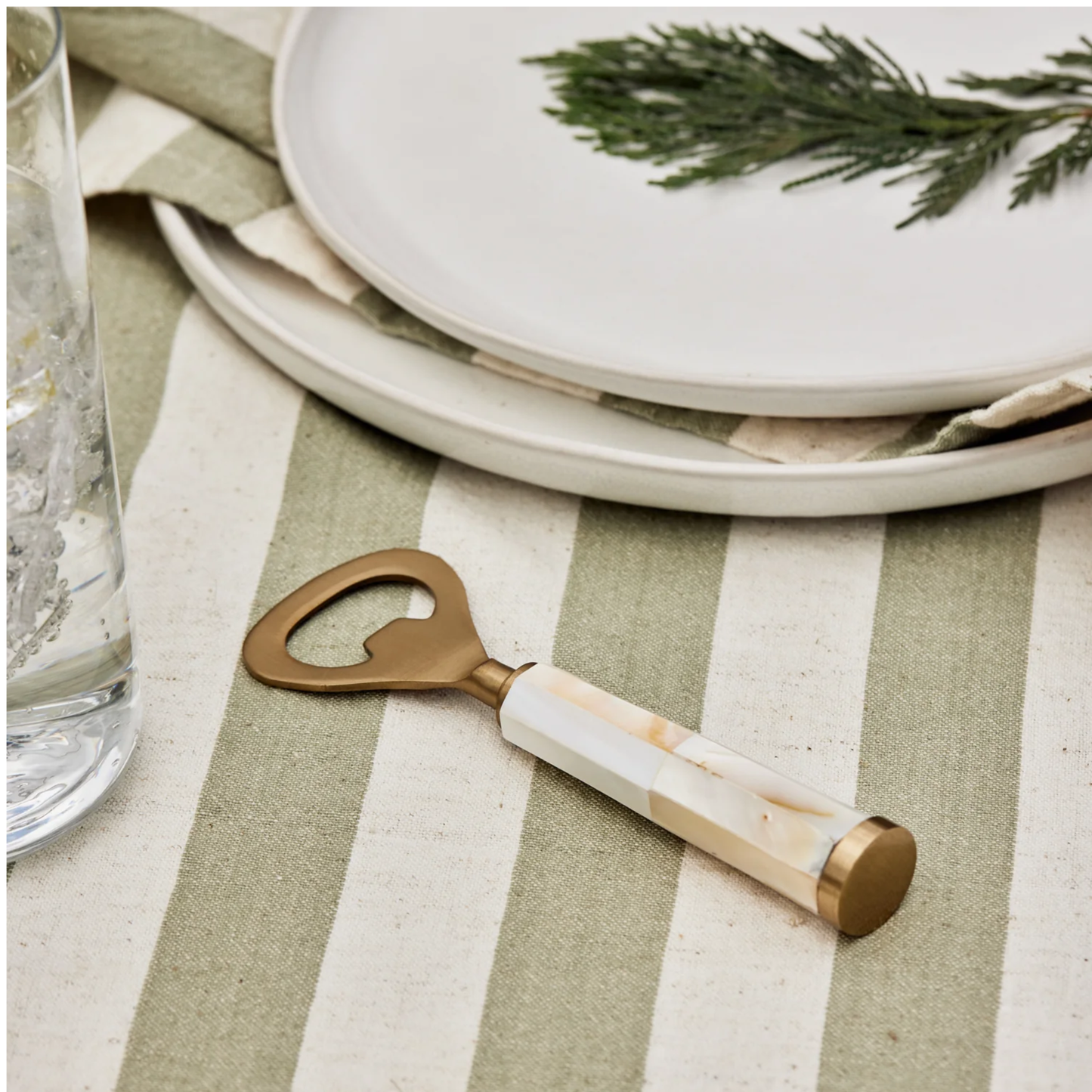 Joy Mother Of Pearl Bottle Opener 13.5x4x2cm