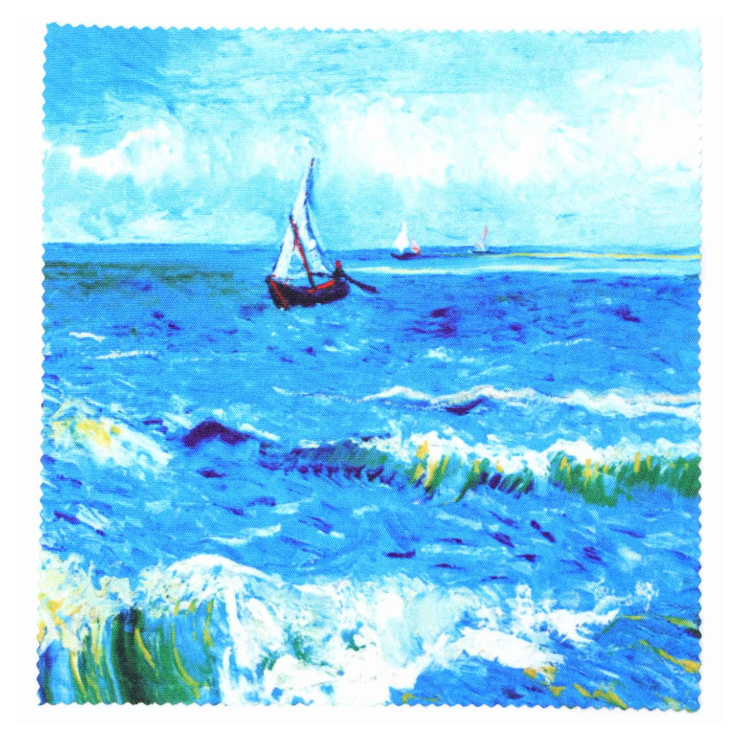 Microfibre Lens Cleaning Cloth -Seascape by Van Gogh
