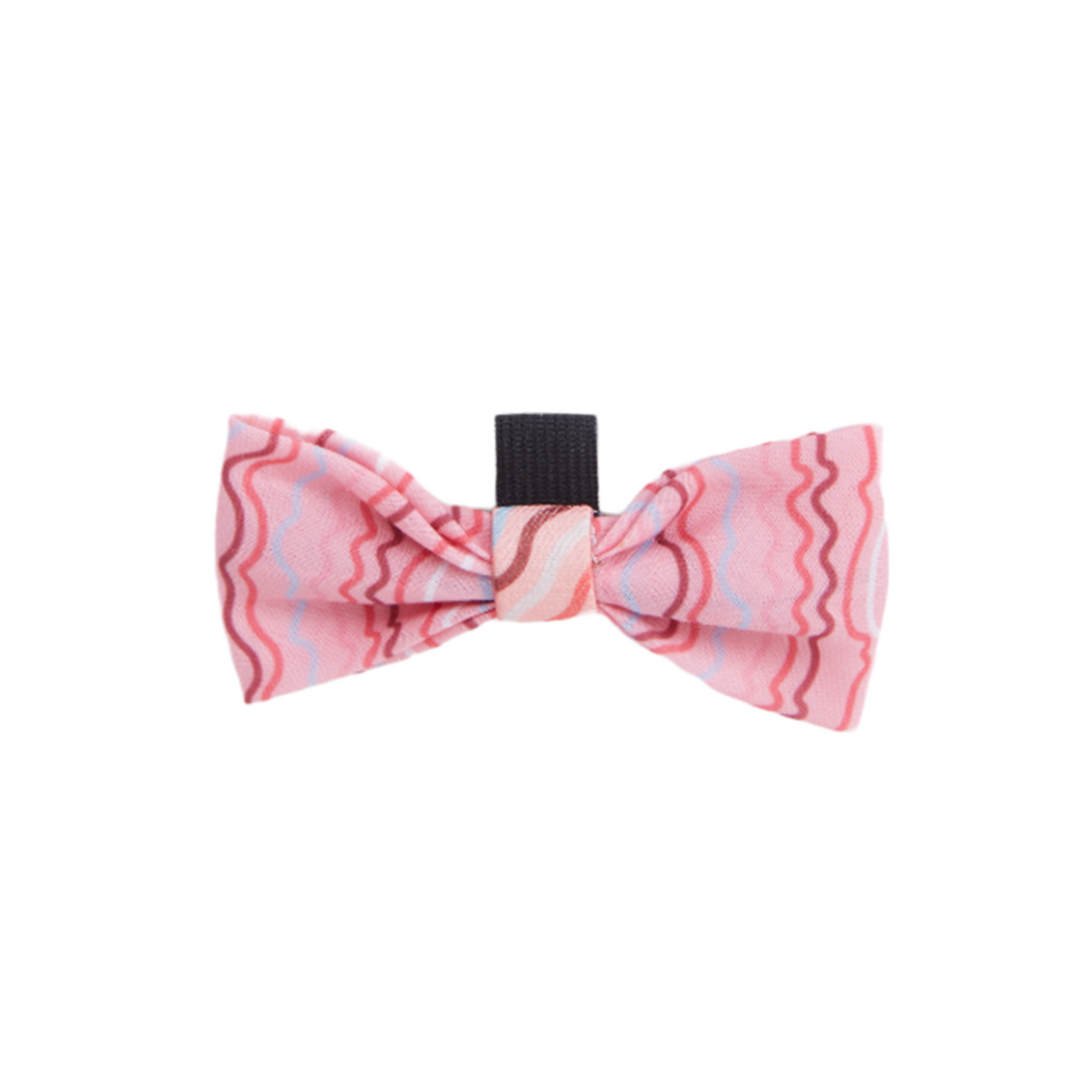 Oscar and Friends Bow Tie Pink Swirl Large