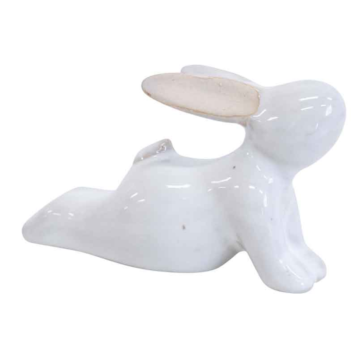 Yoga Bunny Figurine - White A