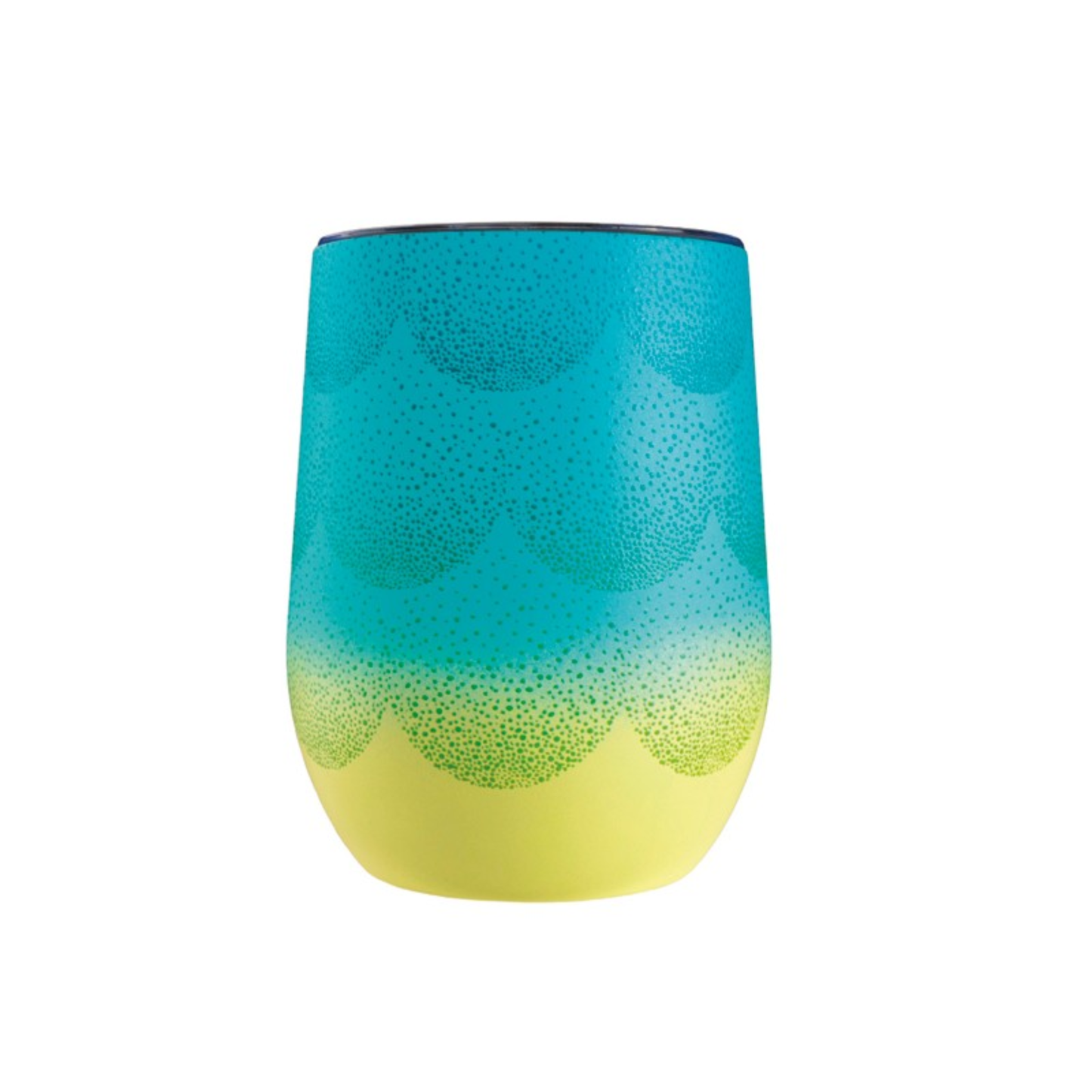 Wine Tumbler - Scallop Blue- Wyld Ryde