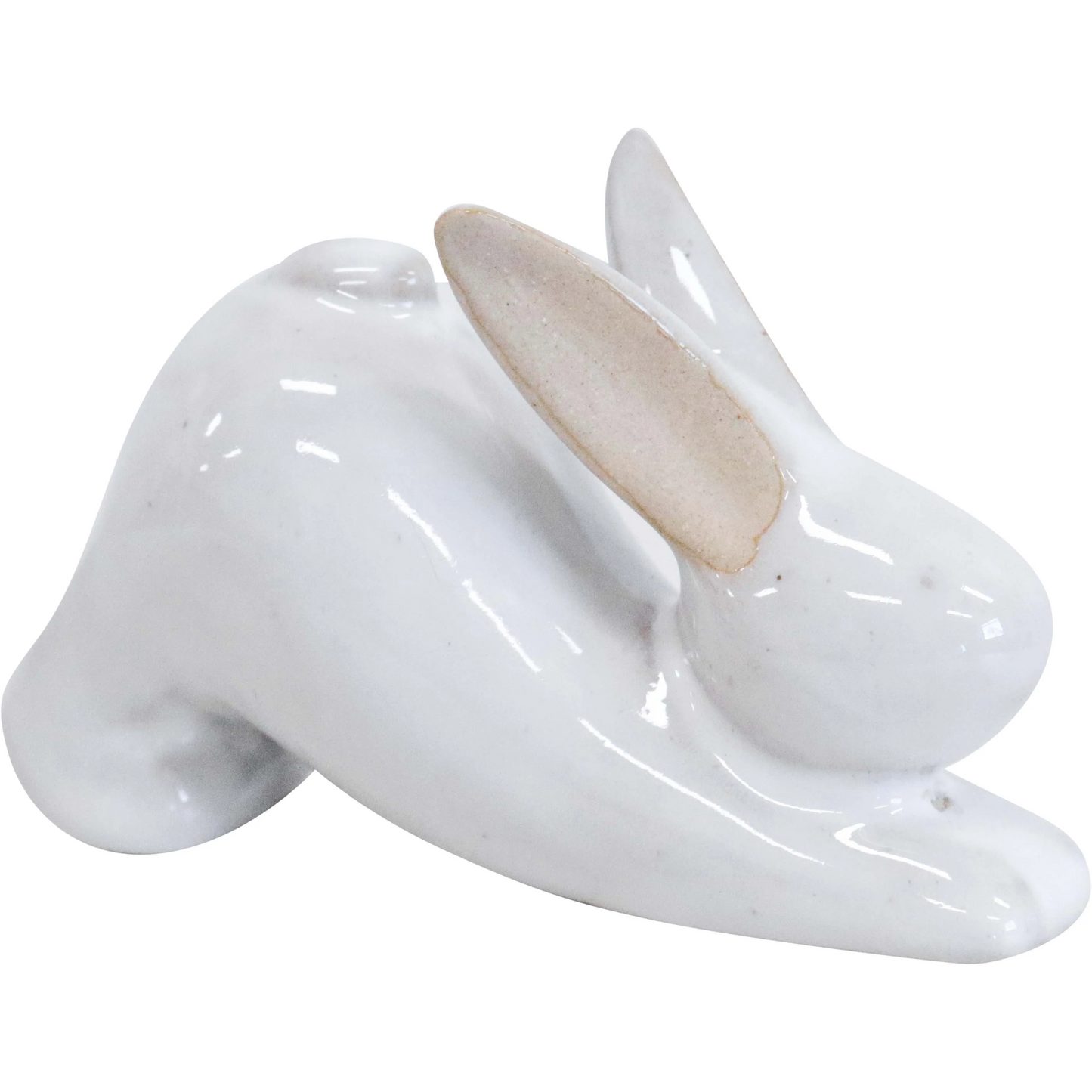Yoga Bunny Figurine - White (B)