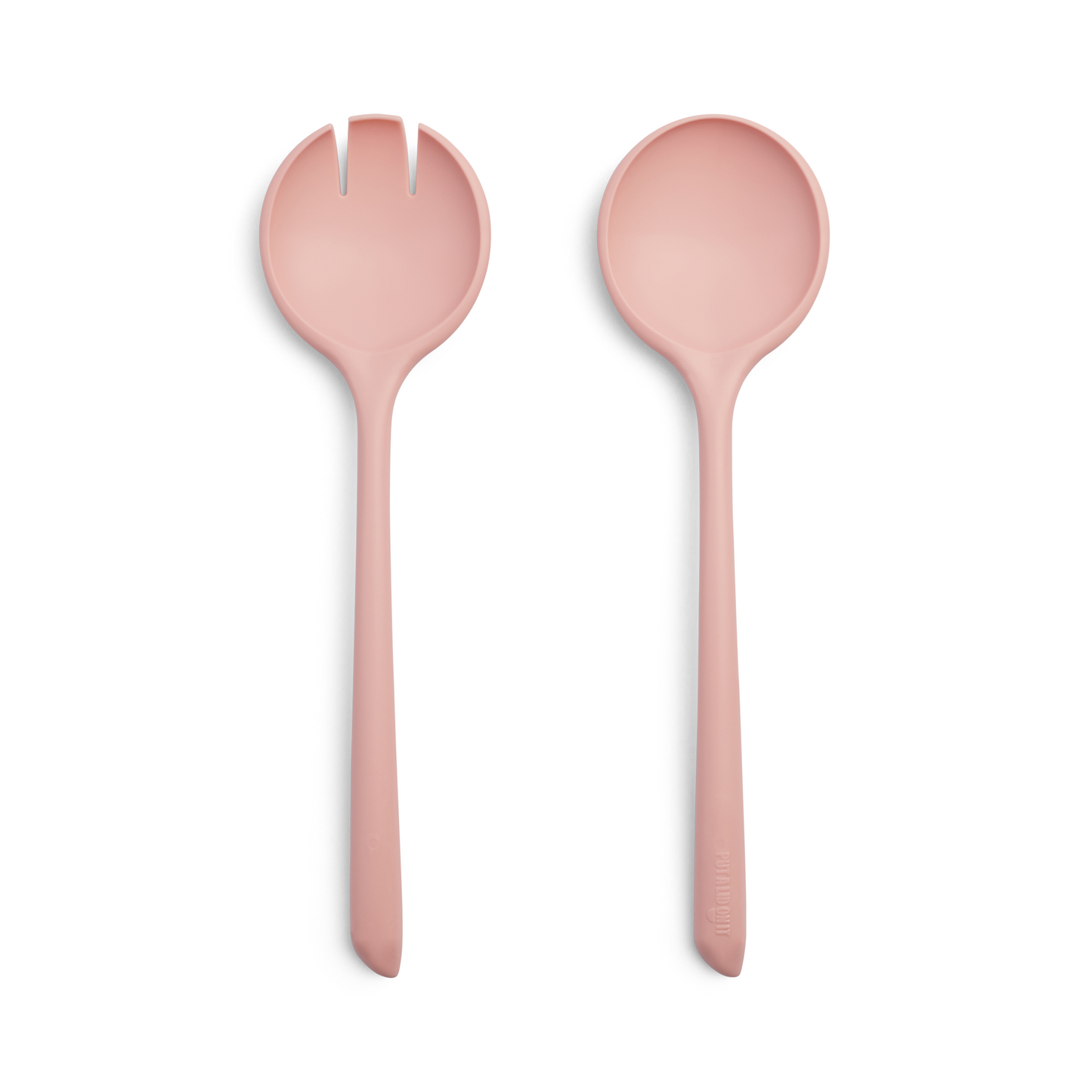 Put a Lid on It Salad Servers-Guava