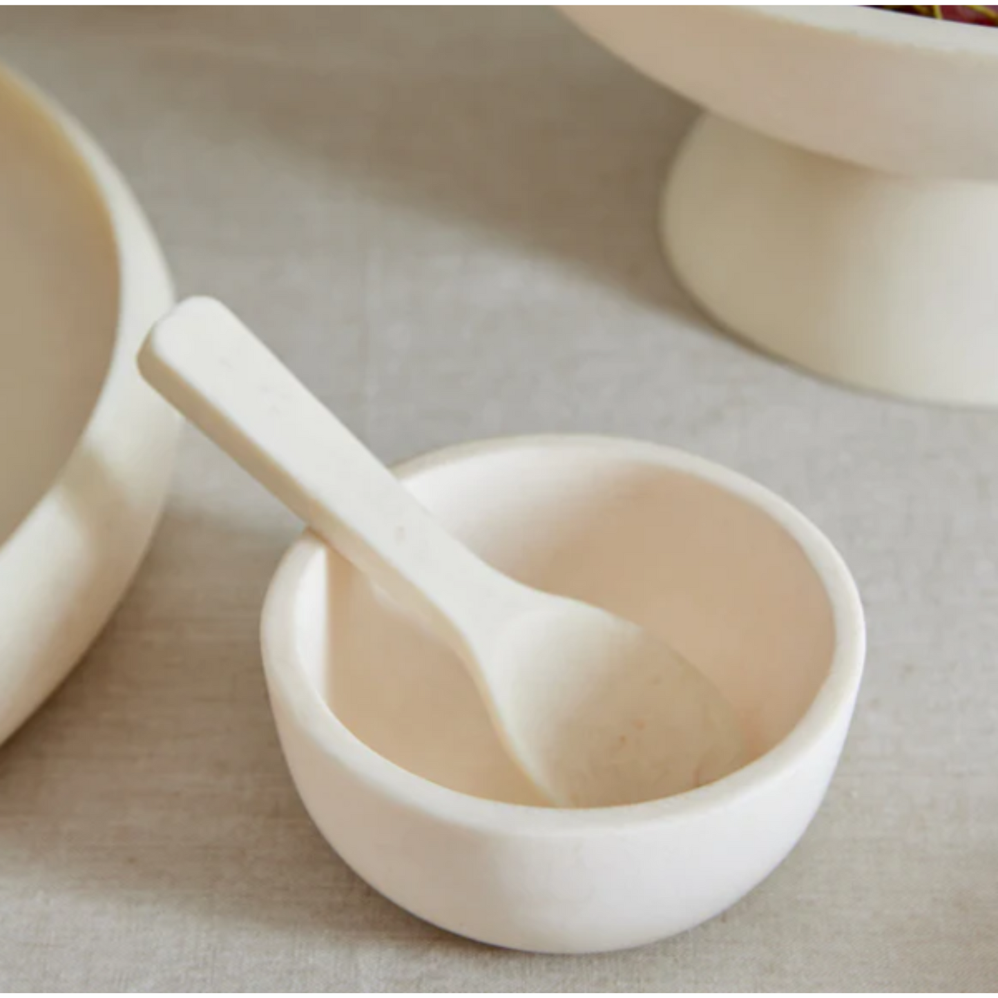 Aries Cream Spoon Madras Link