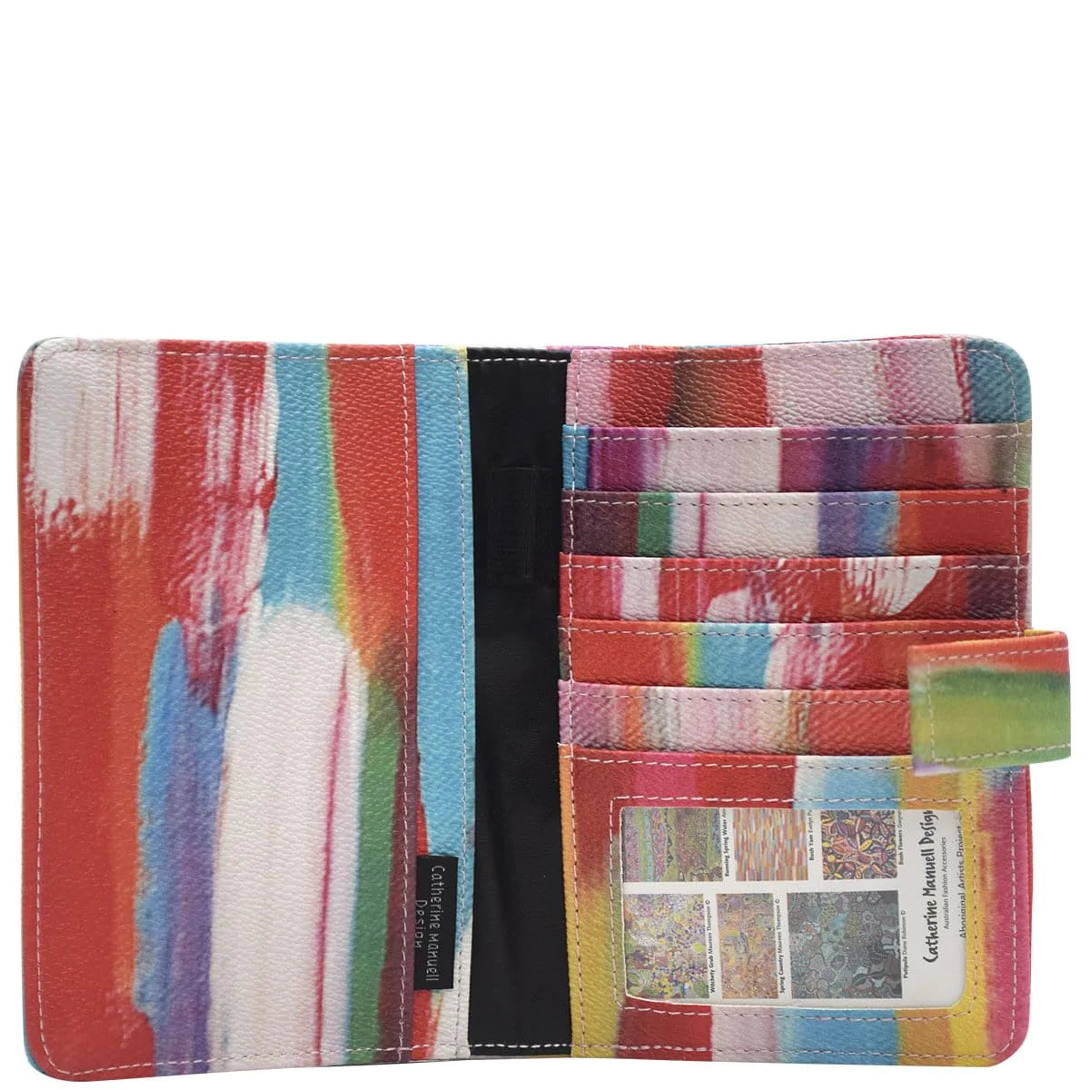 Manuell Designs Compact Passport Wallet, Australian Designed by Indigenous Australians