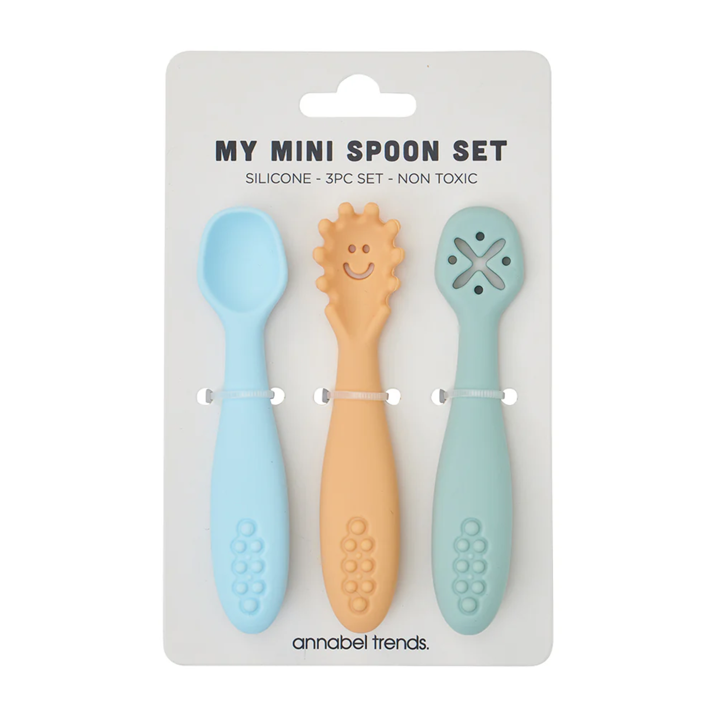 Silicone Cutlery Set (3PC) - SUNSET - Baby/Toddler