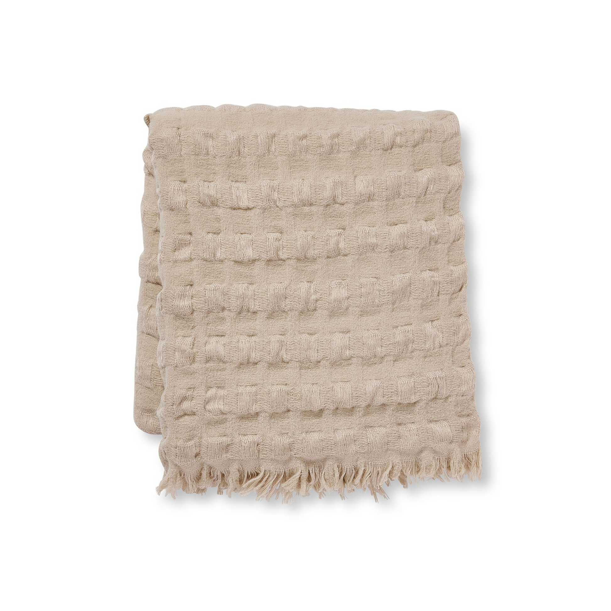 Blake Waffle Oatmeal Throw