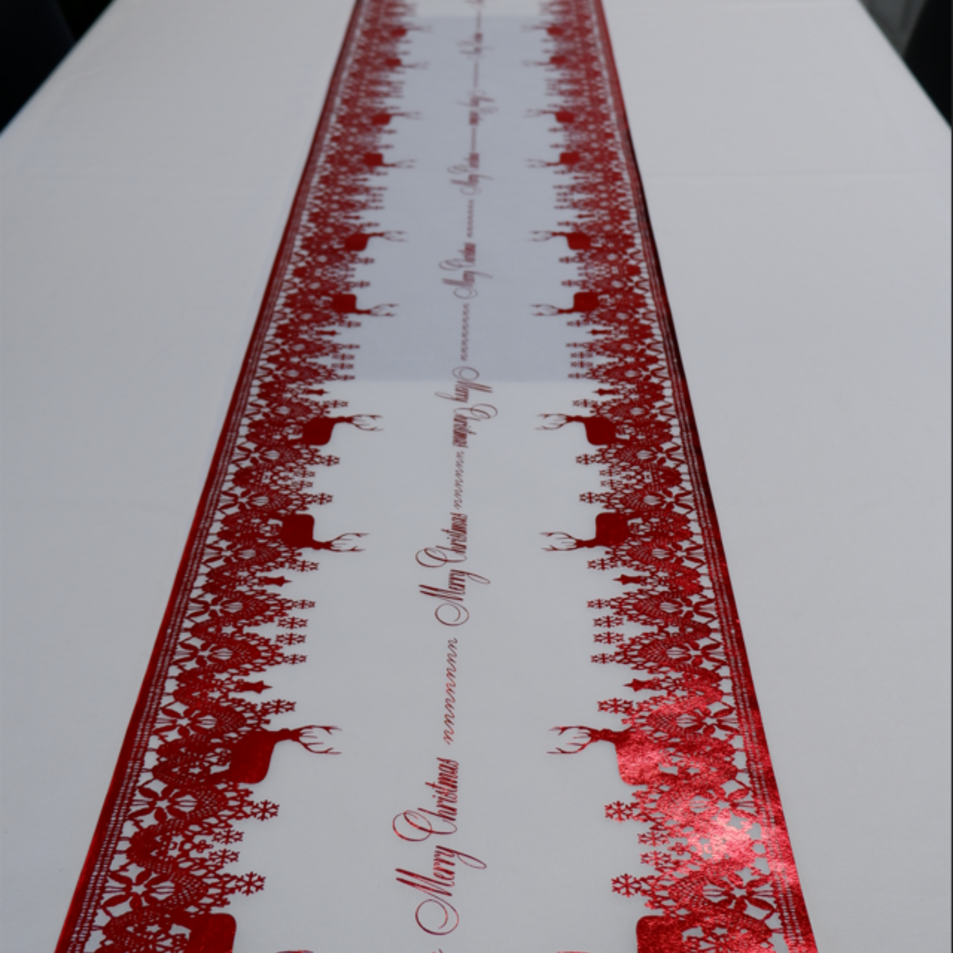 Foil Christmas Table Runner