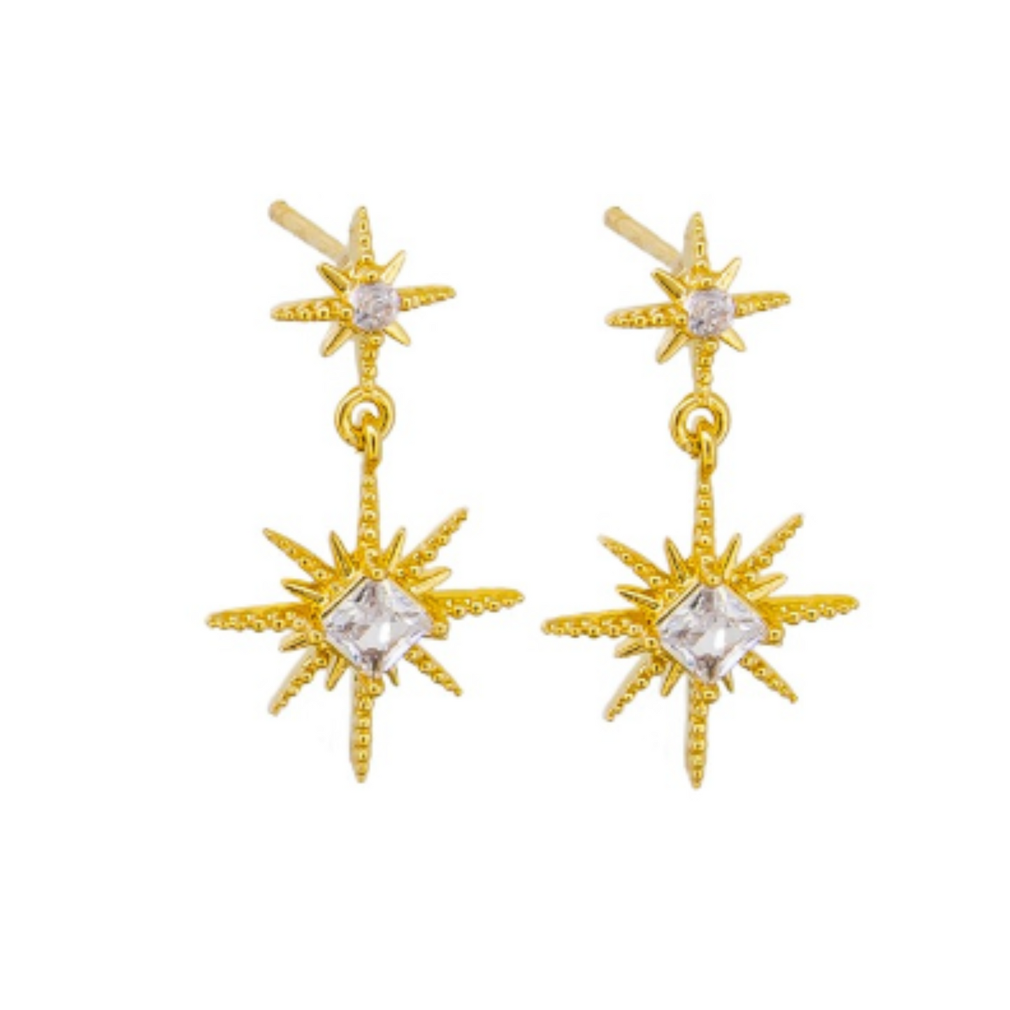 Crystal Star Bright Earrings