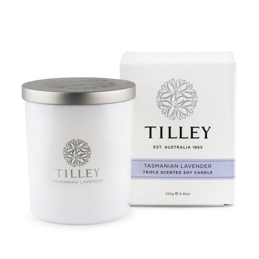 Tilley Tasmanian Lavender Soy Candle 240g / 45 Hour