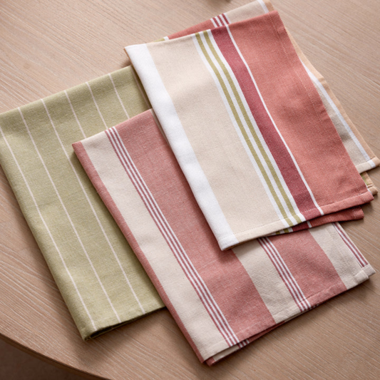 Fairhaven Rust Tea Towel Set of 3