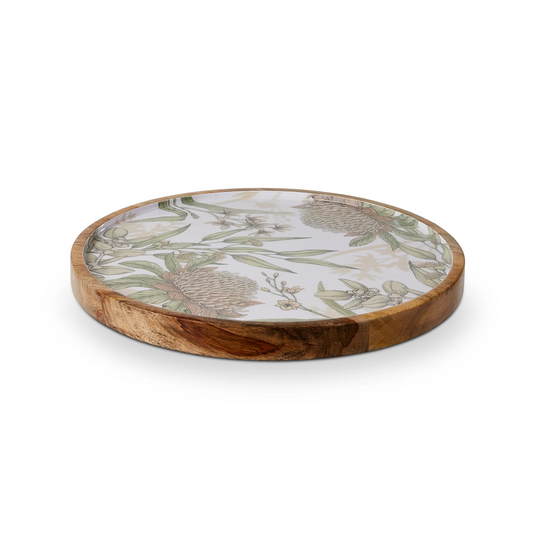 Madras Link Glenelg Neutral Round Platter