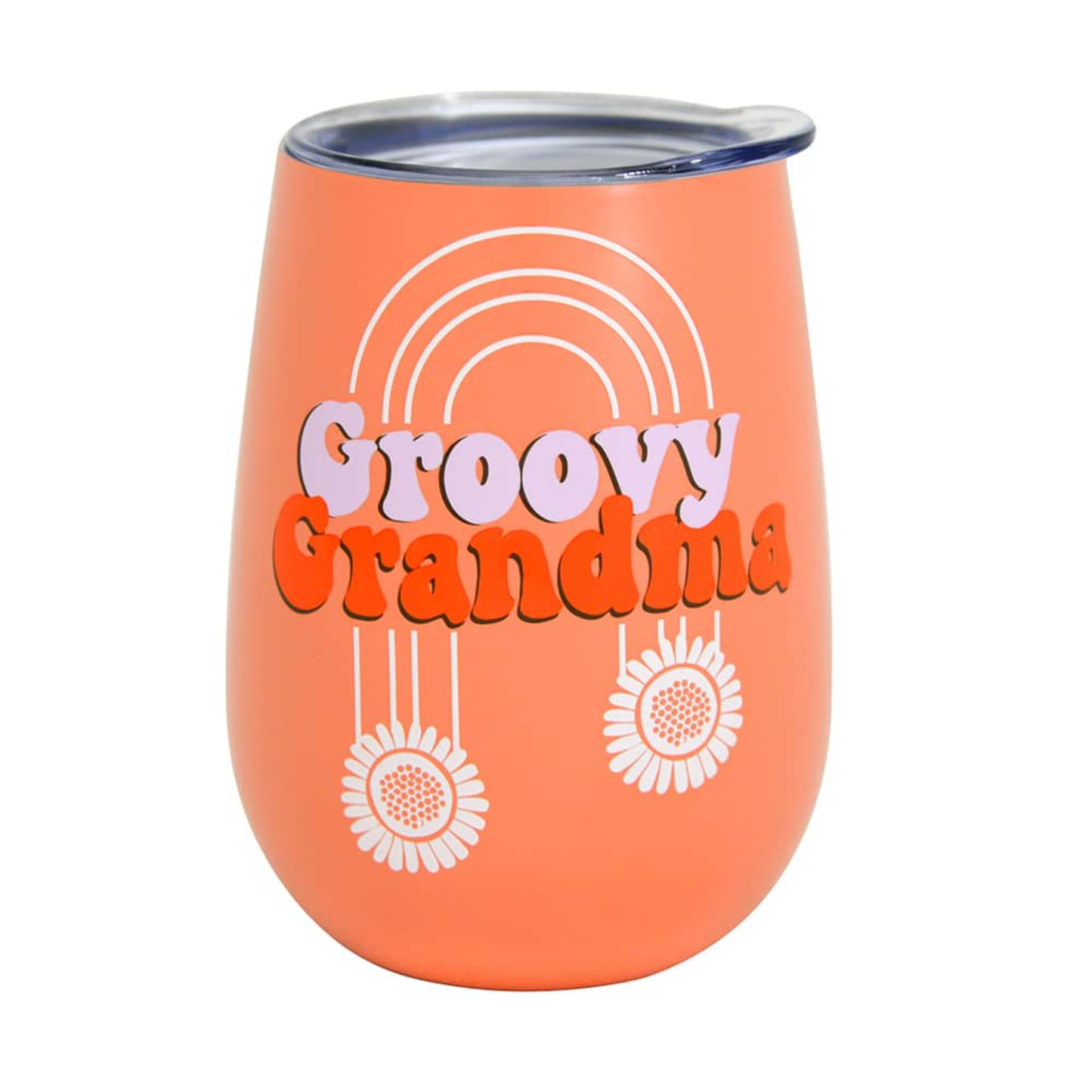 Groovy Grandma Double-Walled Wine Tumbler