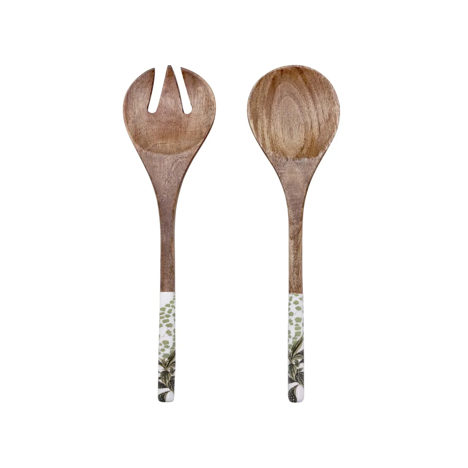 Botanical salad servers