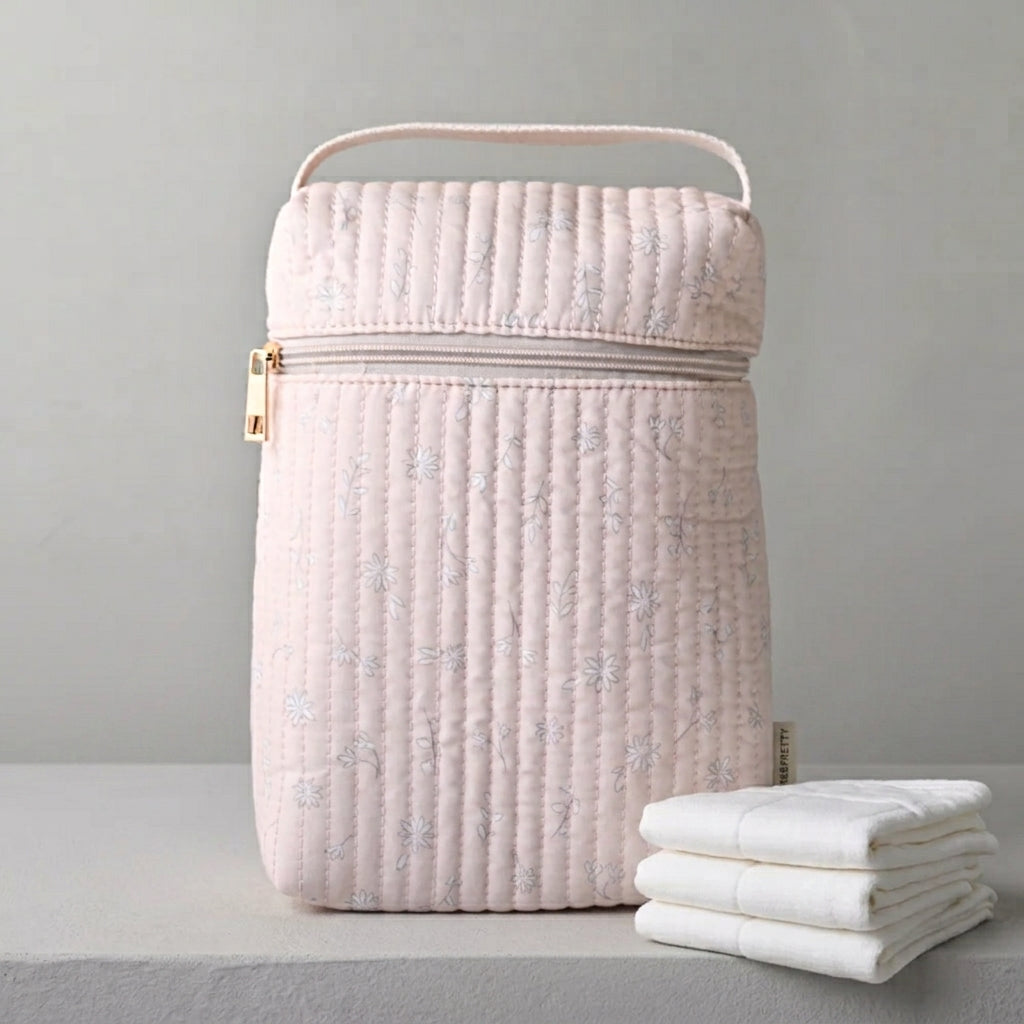 Kaiser Tiny Orchard Quilted Nappy Pouch