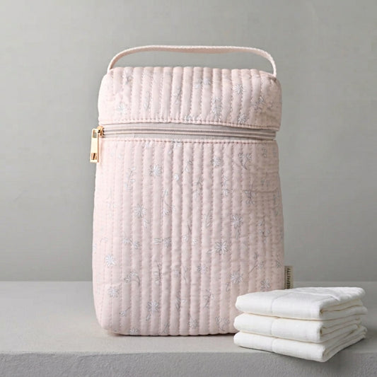 Kaiser Tiny Orchard Quilted Nappy Pouch