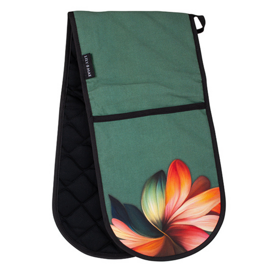 Lily & Mae Double Oven Mitt - Green