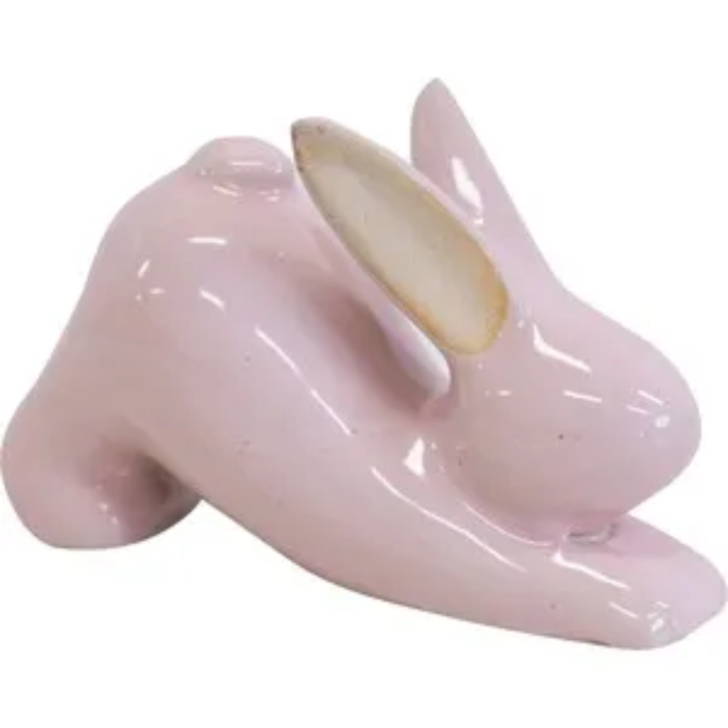 Yoga Bunny Figurine - Pink (B)