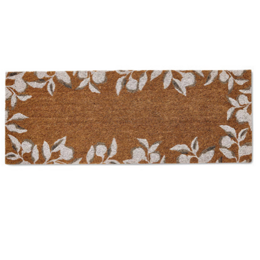 Door Mat- Riviera White Border