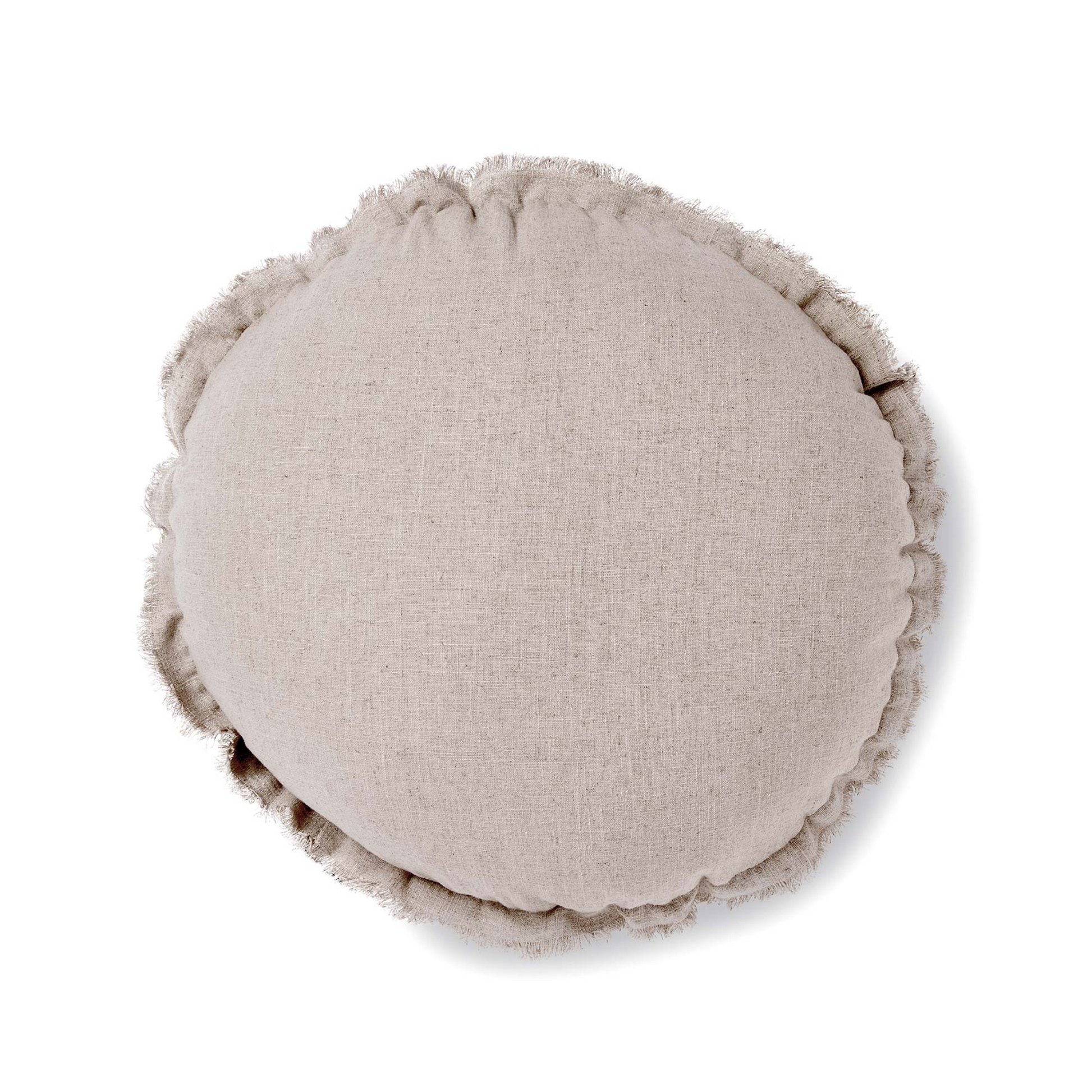 Lewis Oatmeal Round Cushion