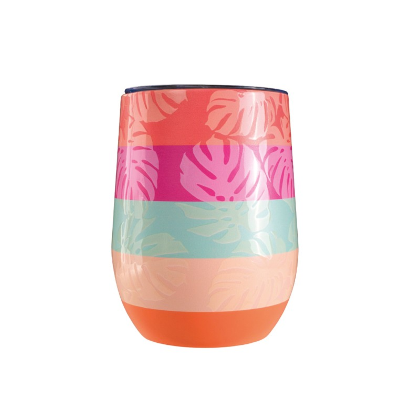 Wine Tumbler - Palm Stripe - Wyld Ryde