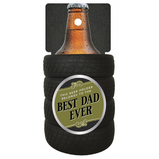 Best Dad Ever Man Cave - Beer Stubby Holder