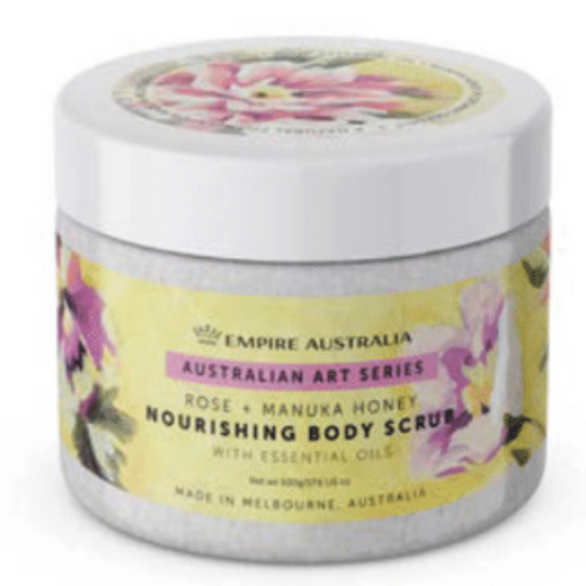 Rose and Manuka Honey Body Scrub