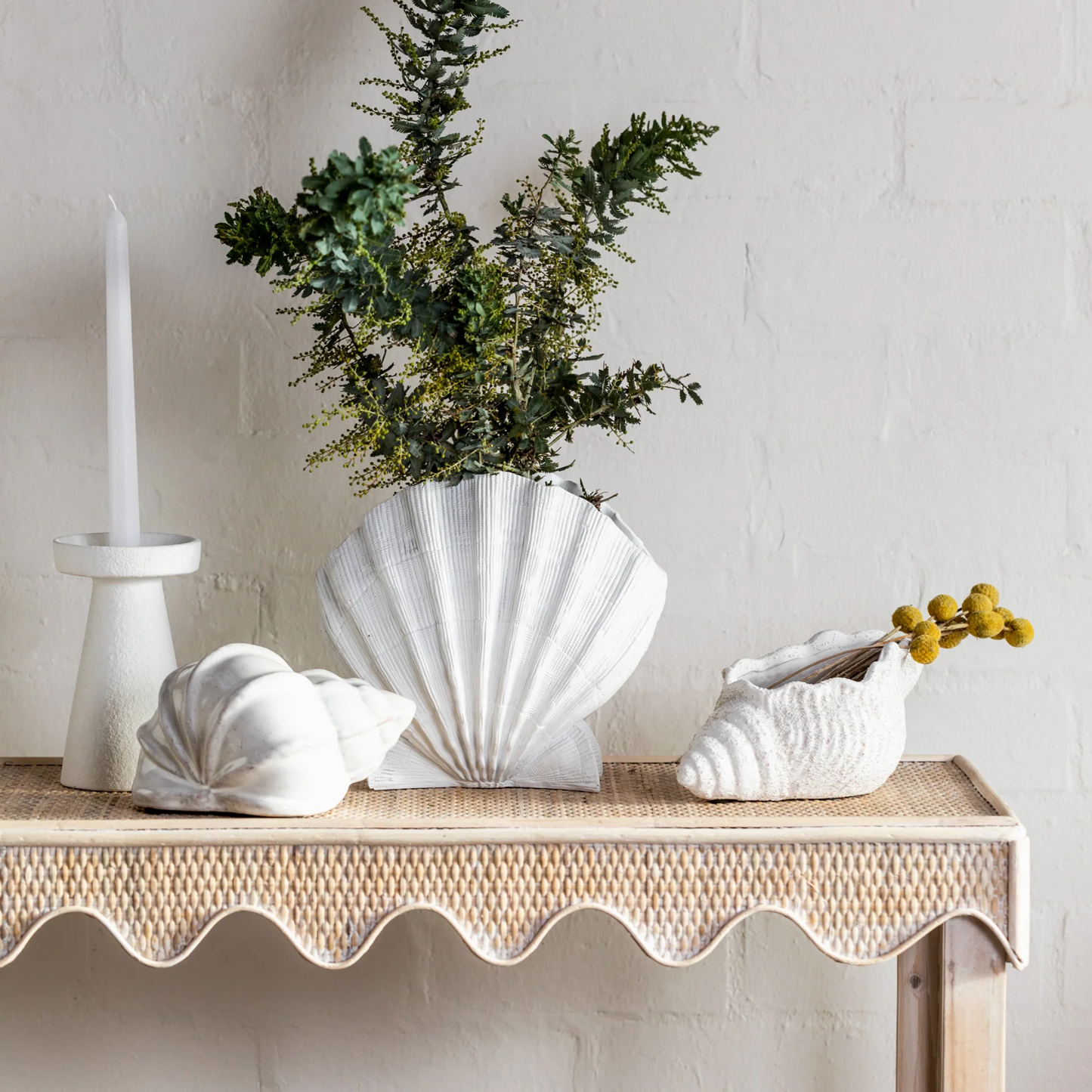 Shell Ceramic Planter