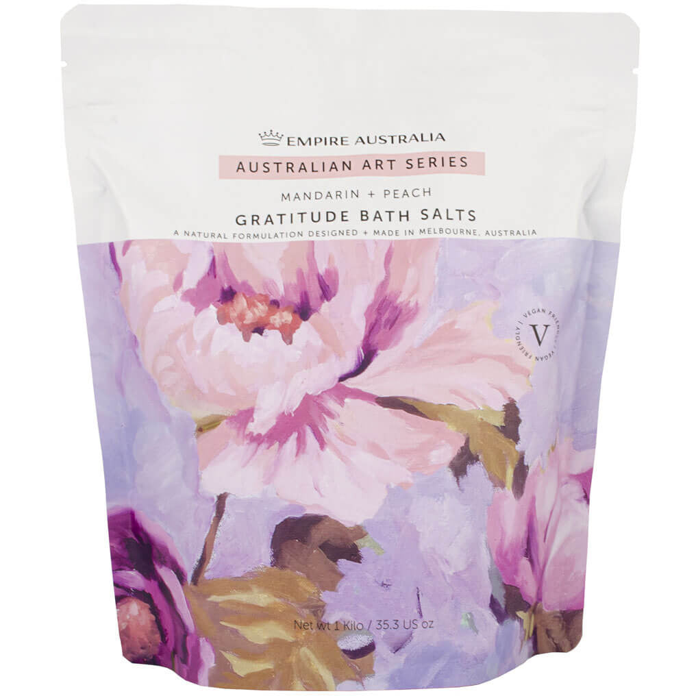 Painterly Mandarin & Peach Bath Salts 1kg