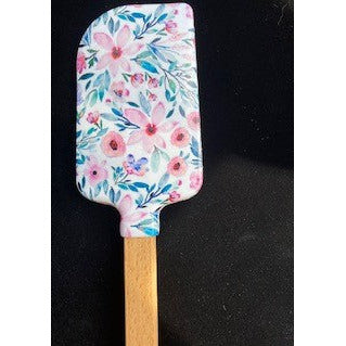 Spatula Silicon- Joy of Cooking - Pink Flower Design