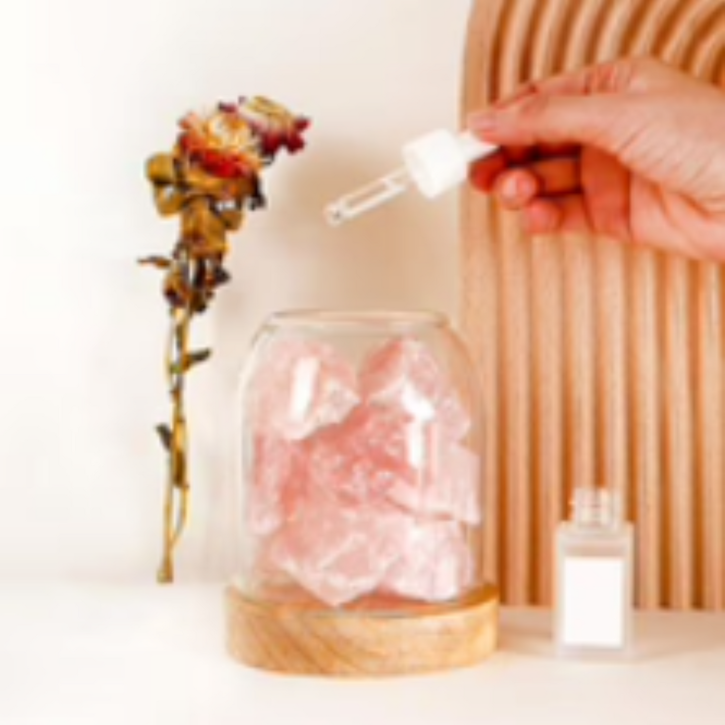 Rose Quartz Crystal Diffuser