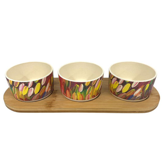 Snack Bowl Set - Leaves Design Home & Garden Utopia 