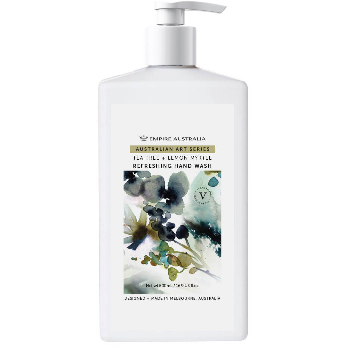 Empire Australia Australian Art Series Tea Tree & Lemon Myrtle Handwash 500ml